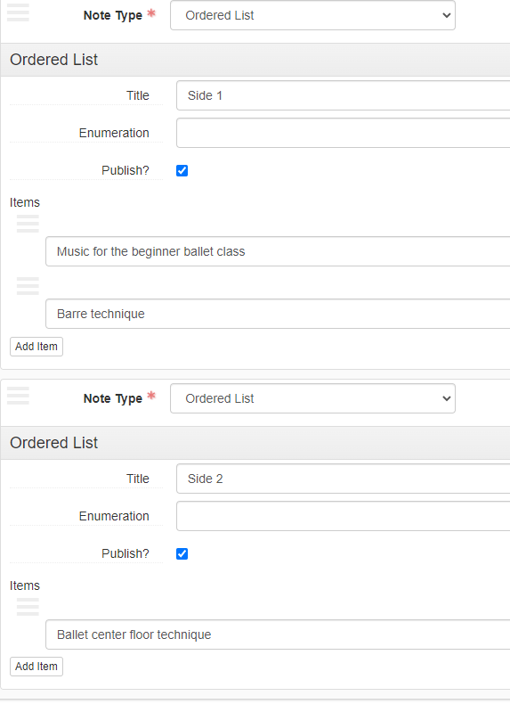 ordered list step 7