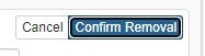 confirm removal button