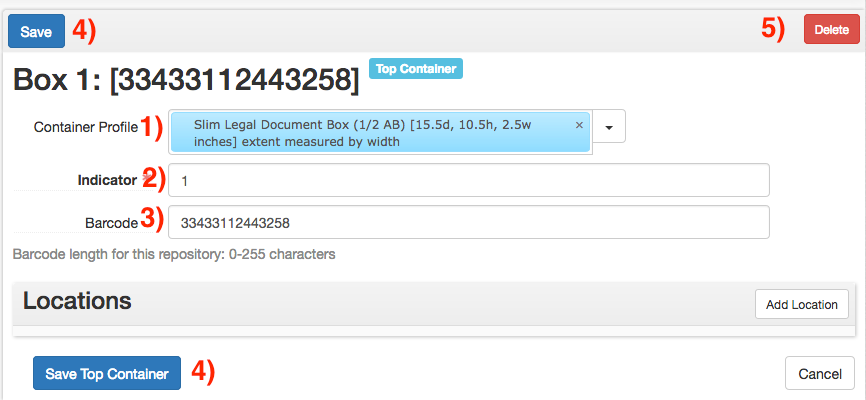 container instance