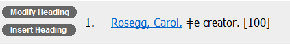 suggested heading